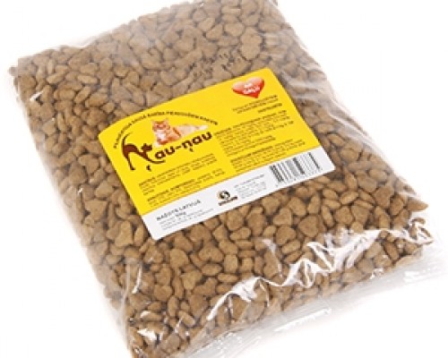 Pilnvērtīga sausā barība pieaugušiem kaķiem “Ņau Ņau” ar gaļu